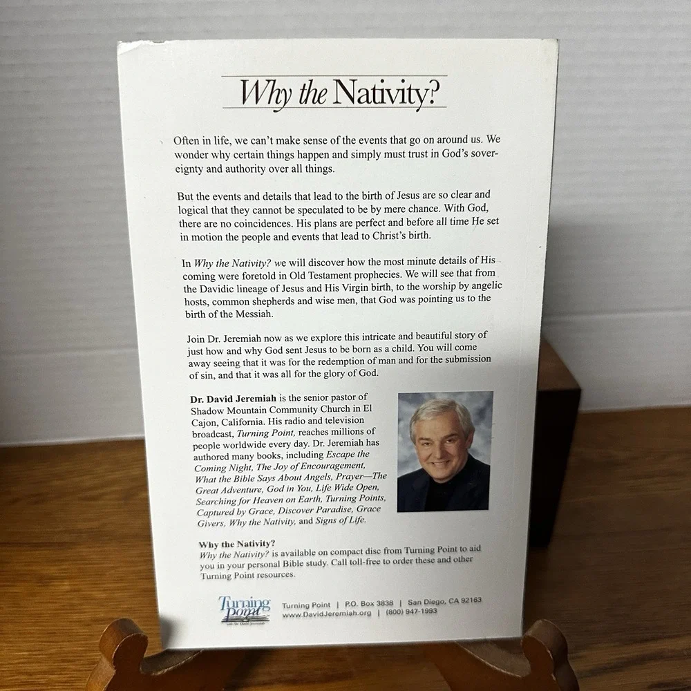 Why the‎ Nativity Paperback Study Guide By David Jeremiah